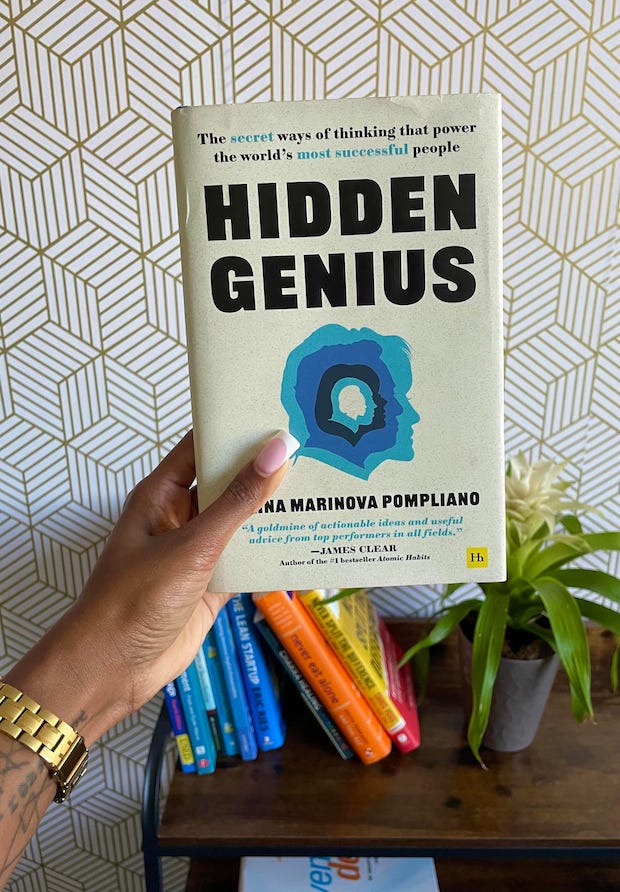 Actionable Ideas I Got from the Book "Hidden Genius" That I Wish I Had Read Ages Ago